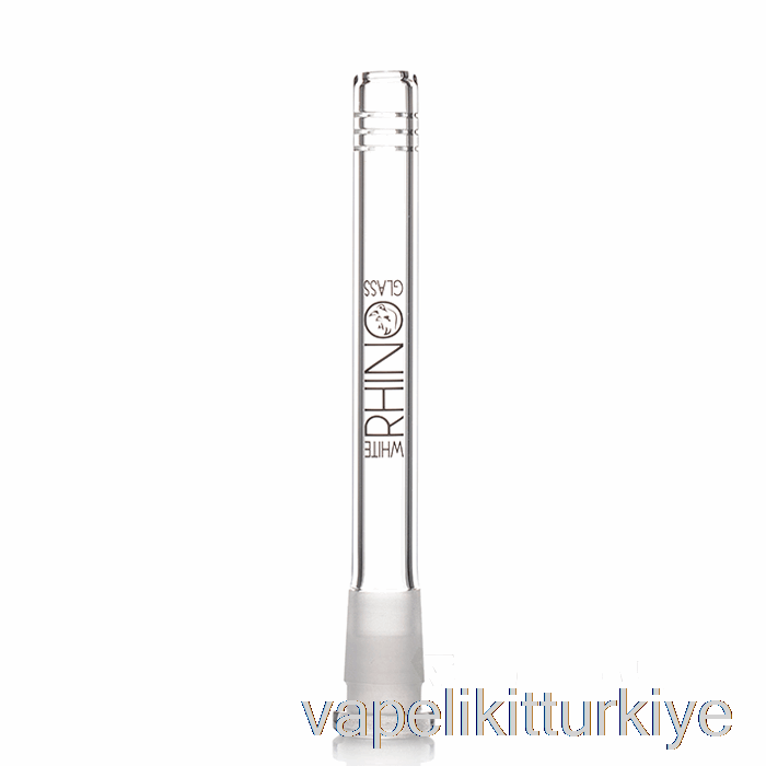 Vape Likit Beyaz Gergedan 19/14 Cam Alt Gövde 5.5 Inç
